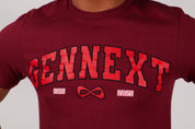 GenNext 10th Anniversary Tshirt - Maroon