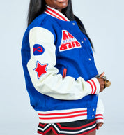 All American Blue Letterman Jacket