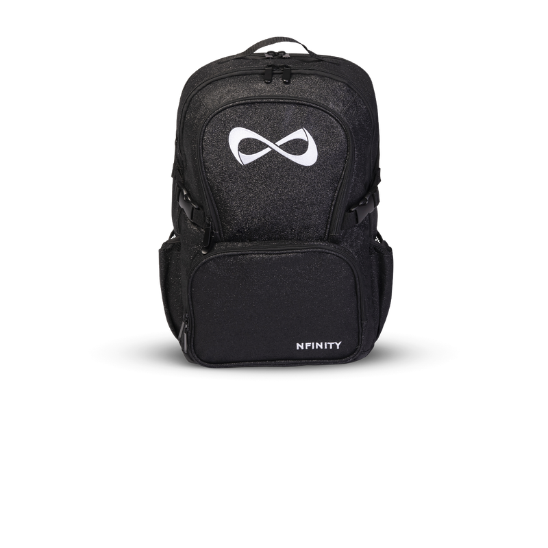 BLACK SPARKLE CHEER BACKPACK