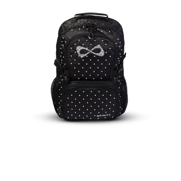 Black Quilted - Pearl Backpack