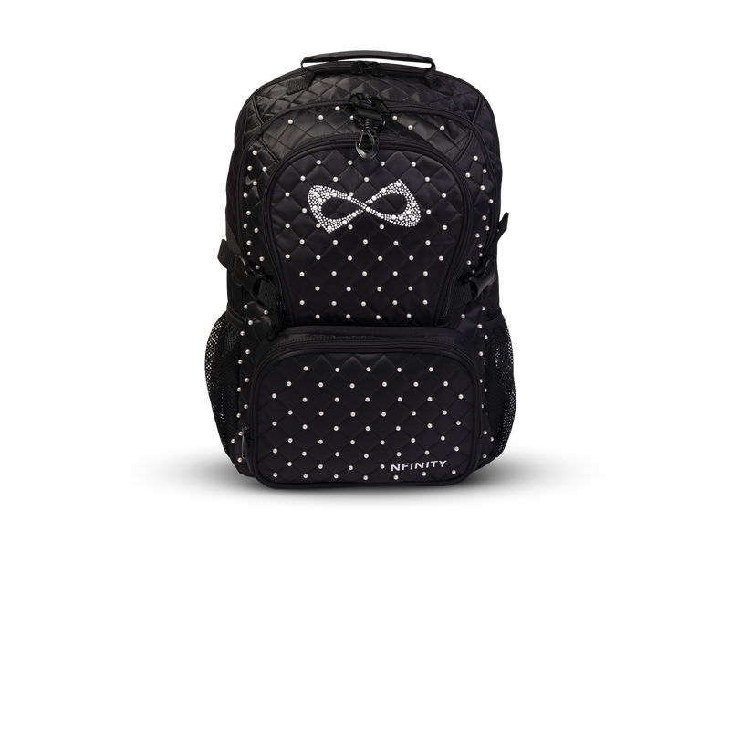 Black Quilted - Pearl Backpack