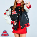 All American Black Letterman Jacket - Nfinity™ Cheer - Final Sale