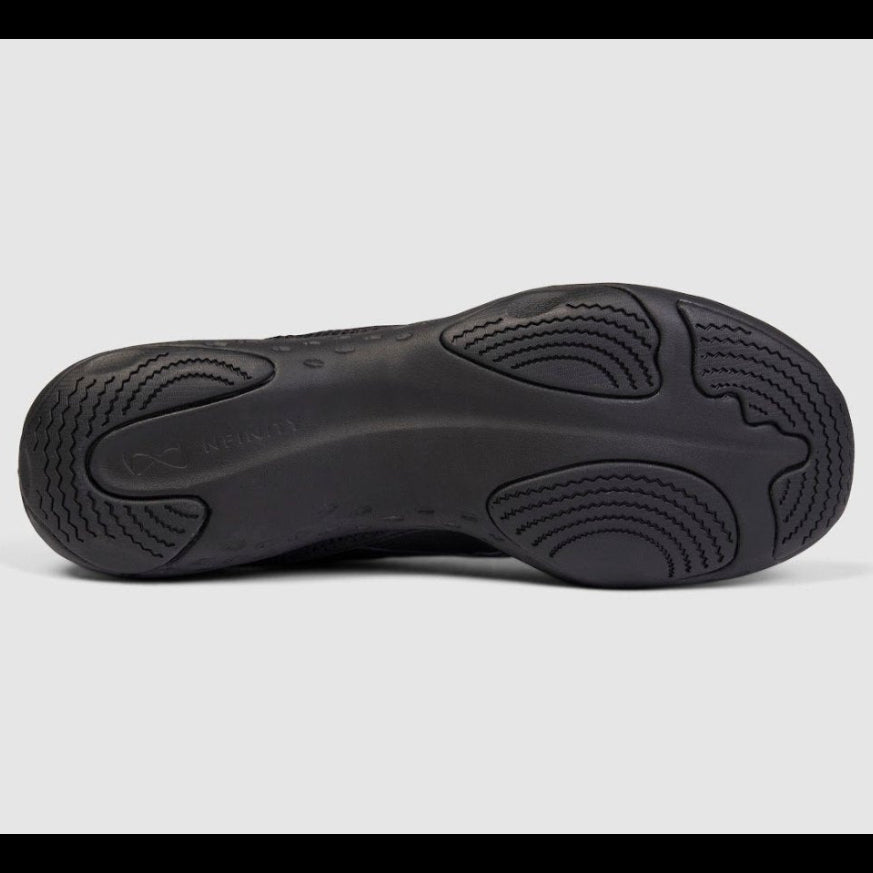 Nfinity Alpha cheer shoe in black, outsole