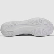 Nfinity Alpha cheer shoe in white, outsole