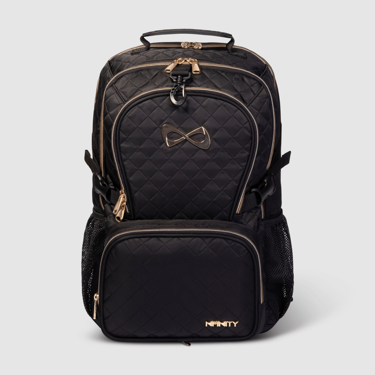 Black Quilted - Gold Backpack - Nfinity™ Cheer - 