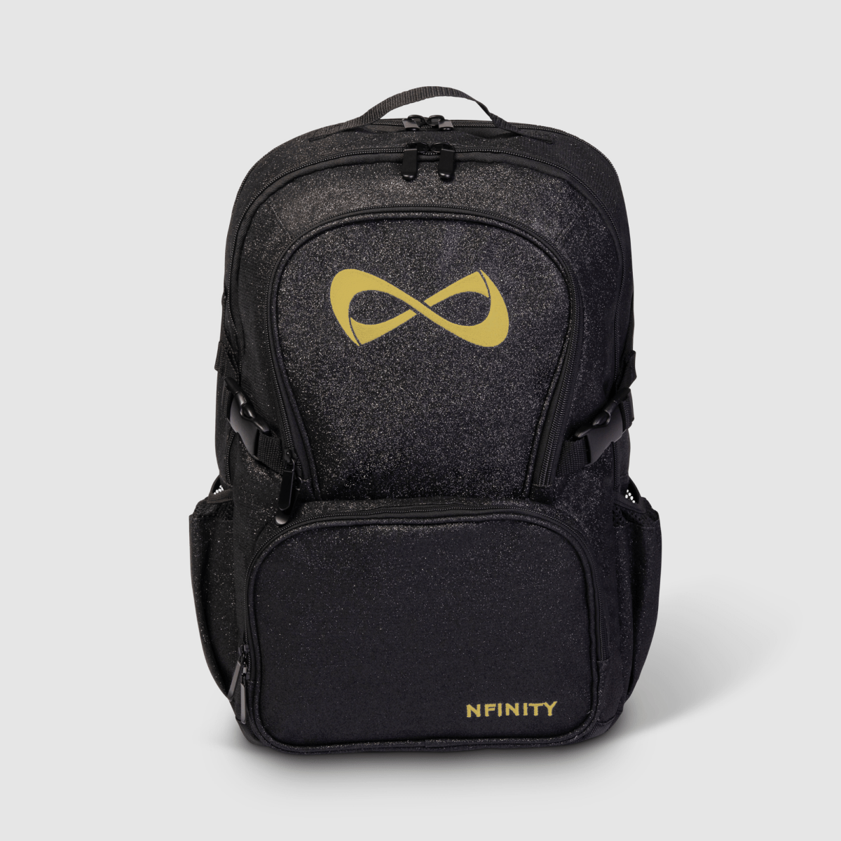 Black Sparkle Backpack | Cheerleading Black Glitter Backpack Black Sparkle Backpack | Cheerleading Black Glitter Backpack