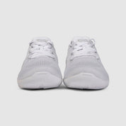 Nfinity Flyte cheer shoe in white, pair, front view