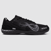 Nfinity Alpha cheer shoe in black, side view