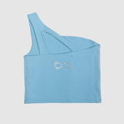 Nfinity One Shoulder Rhinestone Tank - Nfinity™ Cheer - 