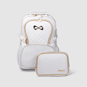 White Quilted - Gold Backpack - Nfinity™ Cheer - 