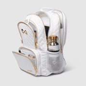 White Quilted - Gold Backpack - Nfinity™ Cheer - 