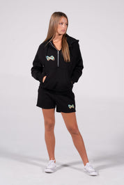 ALPHA CROP 1/4 ZIP HOODIE - Nfinity - Outerwear