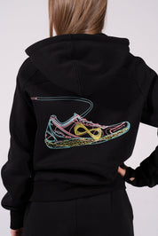 ALPHA CROP 1/4 ZIP HOODIE - Nfinity - Outerwear