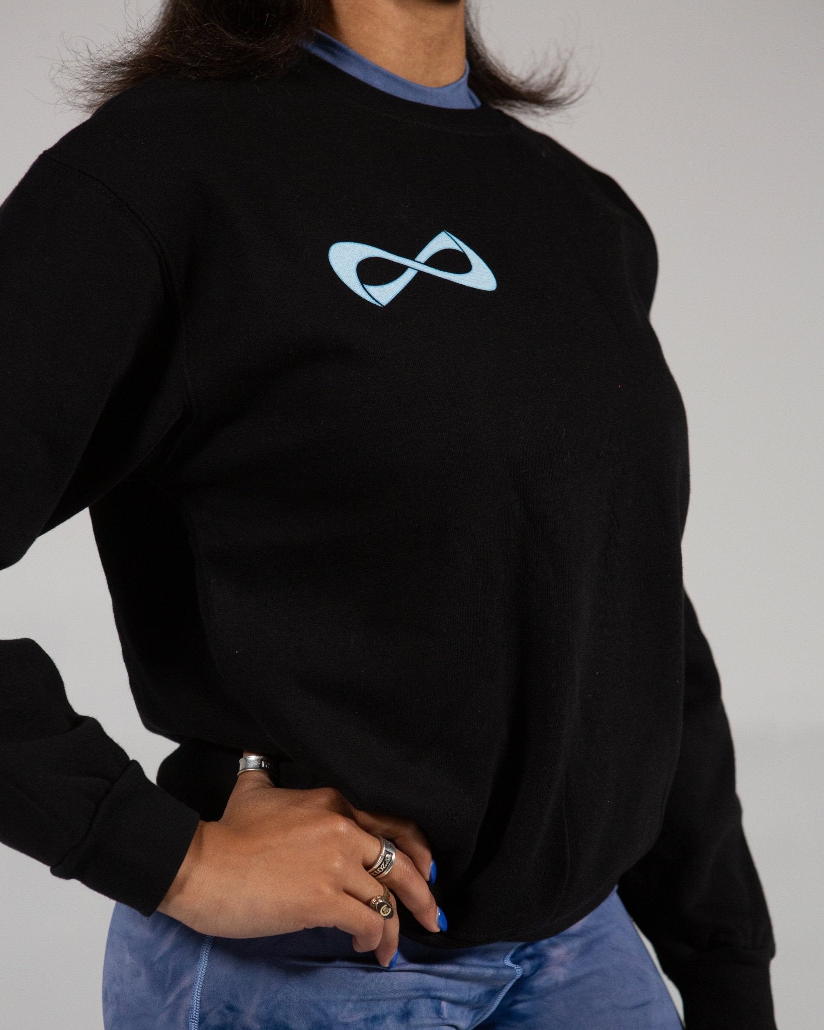 LEFT NO CRUMBS CREWNECK SWEATSHIRT - Nfinity -