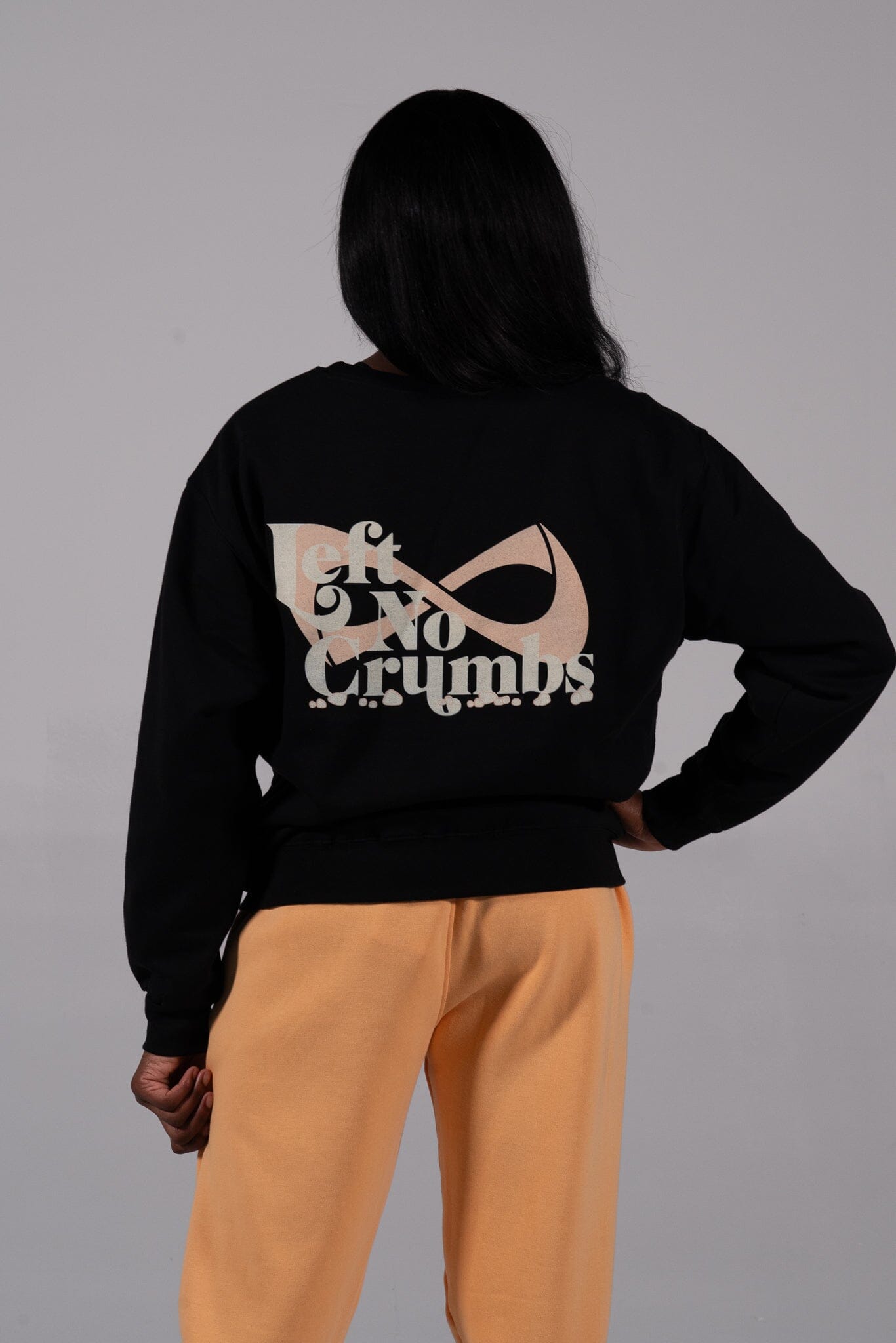 LEFT NO CRUMBS CREWNECK SWEATSHIRT - Nfinity -