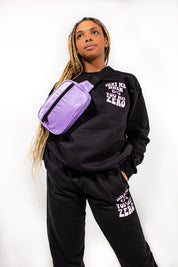 NFINITY TEXT ME WHEN YOU HIT ZERO ™ - BLACK CREWNECK - Nfinity -