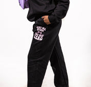 NFINITY TEXT ME WHEN YOU HIT ZERO ™ - BLACK SWEATPANTS - Nfinity -