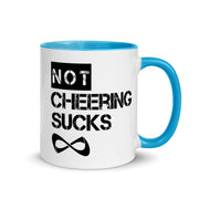 Not Cheering Sucks Mug Nfinity Blue 