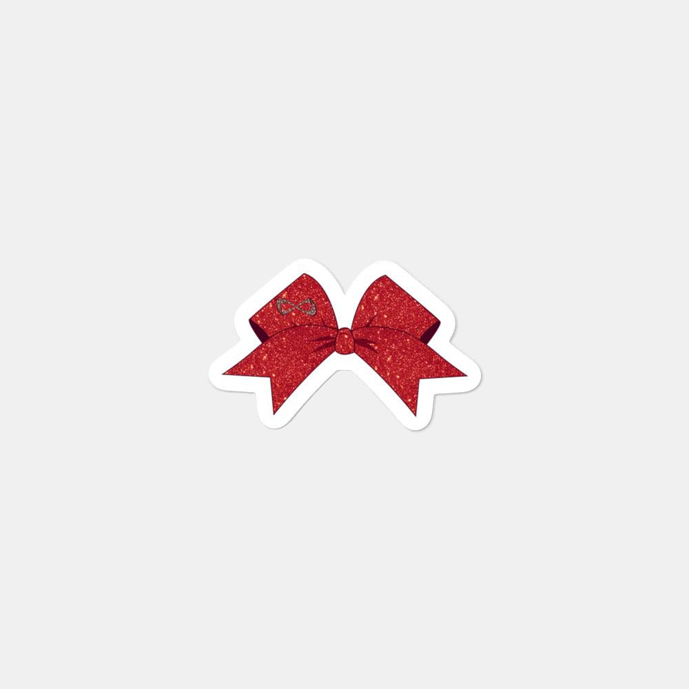 Red Bow Wrapping Sticker RED BOW STICKER – Nfinity™ Cheer